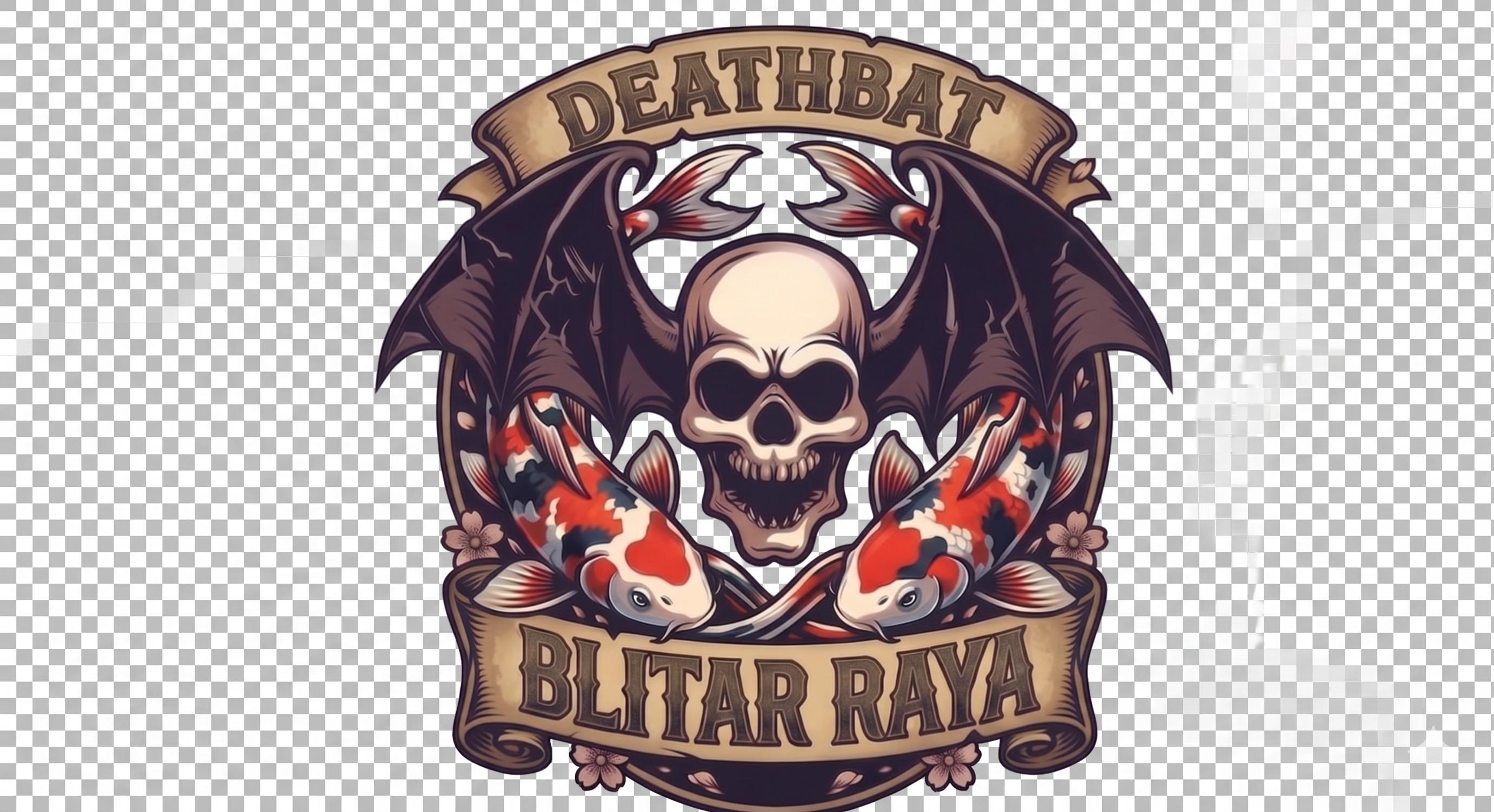 Deathbat Logo A7X Blitar Raya